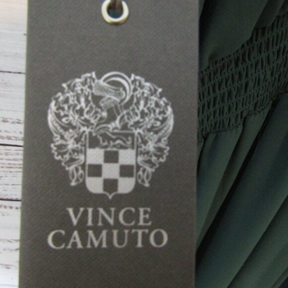 Vince Camuto Jumpsuit Womens Medium Green Sleeveless Wide Leg Blooming Brights - Picture 3 of 6